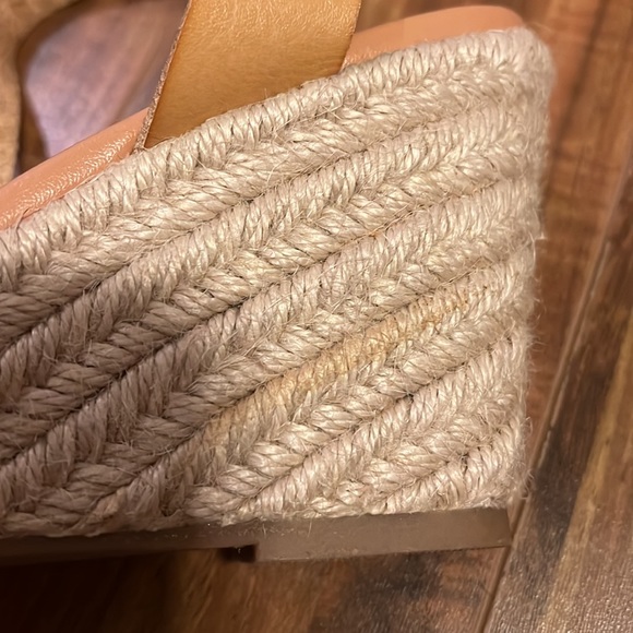 SOLD Old Navy Metallic Textile Espadrille Wedges - Picture 6 of 6